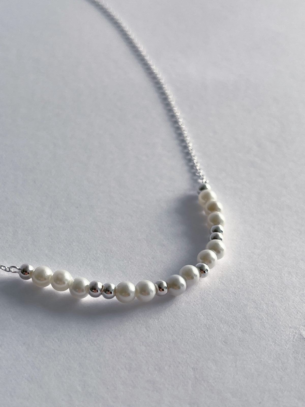 Collar Luna perlada