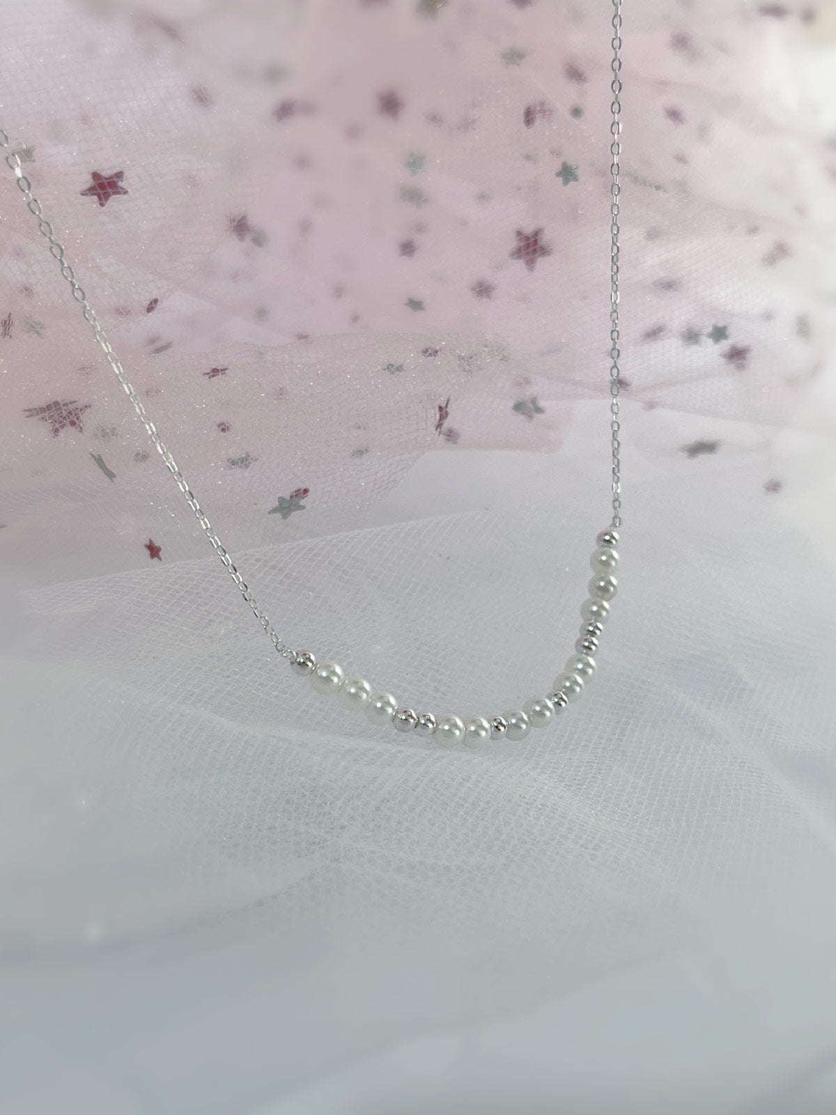 Collar Luna perlada