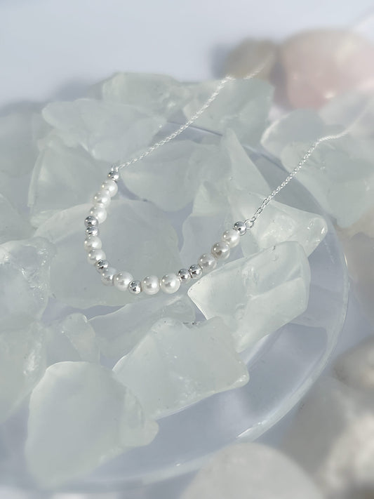 Collar Luna perlada